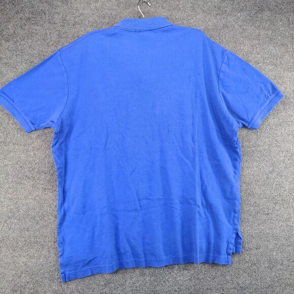 Polo Ralph Lauren Men's Polo Shirt Blue XL Short Sleeve High Low Hem Cotton - Picture 5 of 12